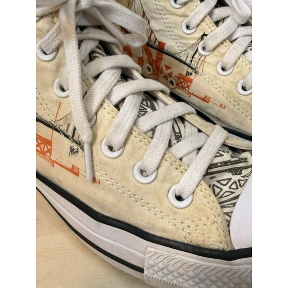 Converse Unisex Chuck Taylor All Star San Francisco Golden Gate Sneakers M7 W9 - Picture 7 of 14